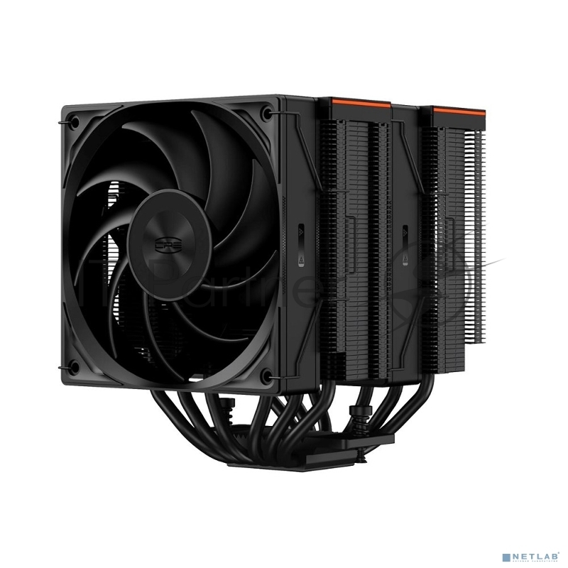 Кулер для процессора/ PCCooler RZ620 BK (260W, 4-pin PWM, 157.5mm, Al/Cu, 6x6mm, 1x120mm, 86.73CFM, 32dBA, 2200RPM, S: 1851/1700/1200/115X, AM5/AM4, black)