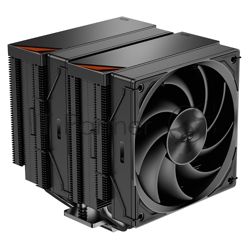 Кулер для процессора/ PCCooler RZ620 BK (260W, 4-pin PWM, 157.5mm, Al/Cu, 6x6mm, 1x120mm, 86.73CFM, 32dBA, 2200RPM, S: 1851/1700/1200/115X, AM5/AM4, black)