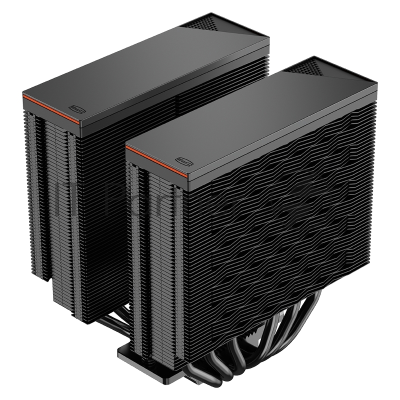 Кулер для процессора/ PCCooler RZ620 BK (260W, 4-pin PWM, 157.5mm, Al/Cu, 6x6mm, 1x120mm, 86.73CFM, 32dBA, 2200RPM, S: 1851/1700/1200/115X, AM5/AM4, black)