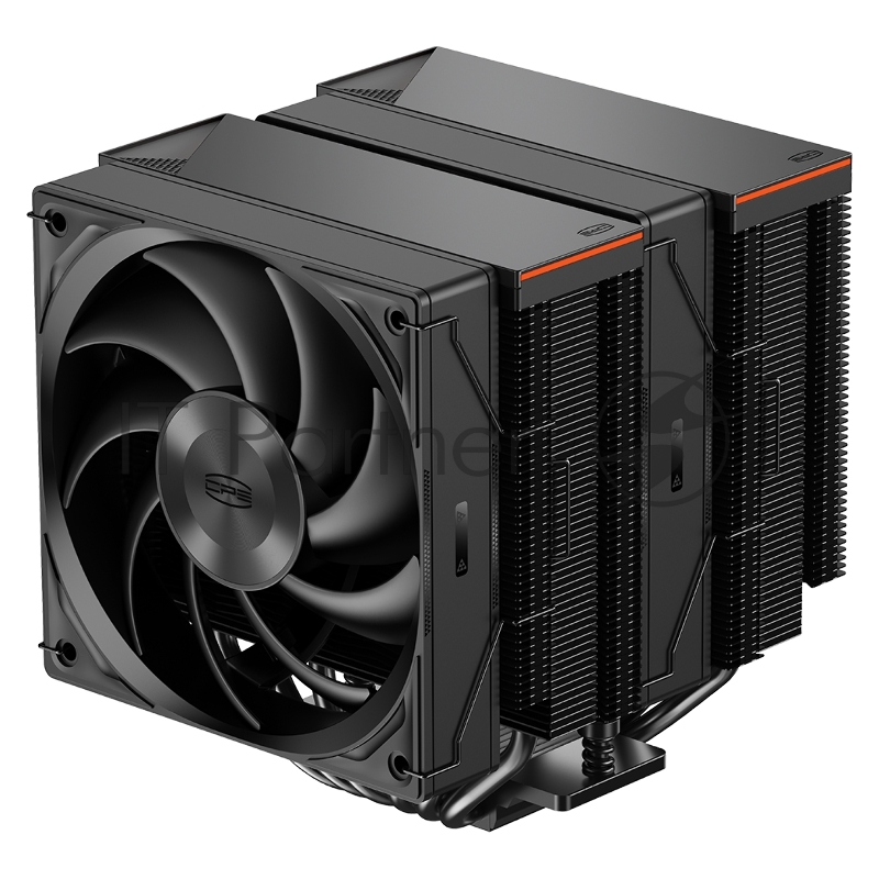 Кулер для процессора/ PCCooler RZ620 BK (260W, 4-pin PWM, 157.5mm, Al/Cu, 6x6mm, 1x120mm, 86.73CFM, 32dBA, 2200RPM, S: 1851/1700/1200/115X, AM5/AM4, black)