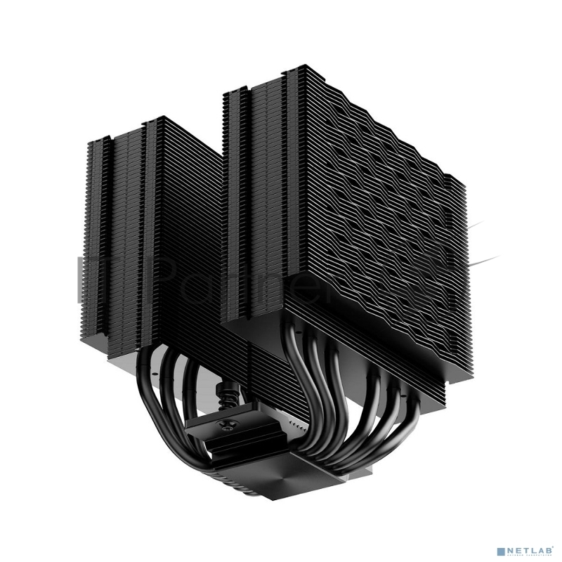 Кулер для процессора/ PCCooler RZ620 BK (260W, 4-pin PWM, 157.5mm, Al/Cu, 6x6mm, 1x120mm, 86.73CFM, 32dBA, 2200RPM, S: 1851/1700/1200/115X, AM5/AM4, black)