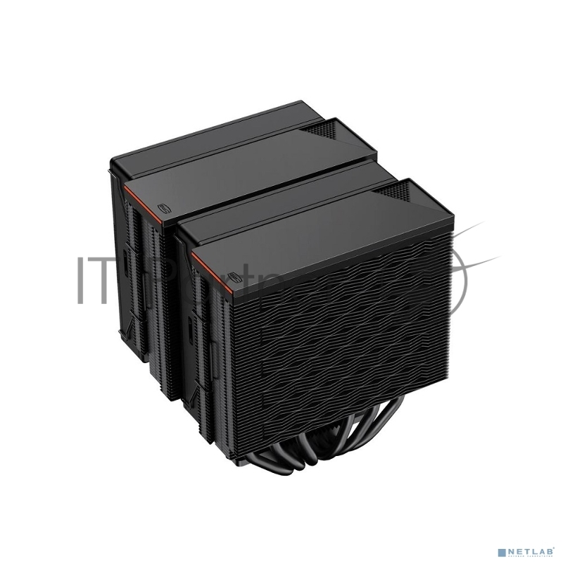 Кулер для процессора/ PCCooler RZ620 BK (260W, 4-pin PWM, 157.5mm, Al/Cu, 6x6mm, 1x120mm, 86.73CFM, 32dBA, 2200RPM, S: 1851/1700/1200/115X, AM5/AM4, black)