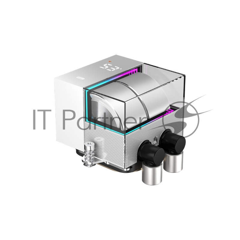 Система охлаждения/ PCCooler DS360 WH (310W, 360mm, LED temp., White, ARGB Pump/ Fans: 3x120mm, 86.73CFM, 28dBA, 2200RPM/ Pump height 67mm, 28dBA, 3200RPM, Rad thickness 27mm/ S: 1851, 1700, 1200, 20XX, 115X, AM5, AM4)