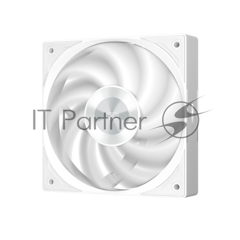 Кулер для корпуса/ PCCooler F5R120 (120x120x25mm, 4-pin PWM, 86.73CFM, 32dBA, 2200RPM, White)