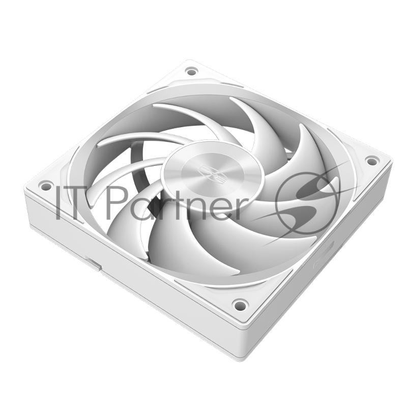 Кулер для корпуса/ PCCooler F5R120 (120x120x25mm, 4-pin PWM, 86.73CFM, 32dBA, 2200RPM, White)