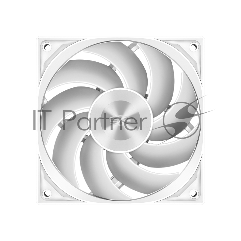Кулер для корпуса/ PCCooler F5R120 (120x120x25mm, 4-pin PWM, 86.73CFM, 32dBA, 2200RPM, White)
