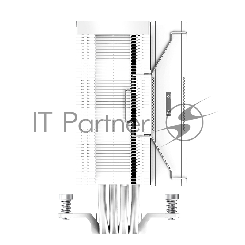 Кулер для процессора/ PCCooler RZ400 V2 WH (230W, 4-pin PWM, 155mm, Al/Cu, 4x6mm, 1x120mm, 86.73CFM, 32dBA, 2200RPM, S: 1851/1700/1200/115X, AM5/AM4, black)