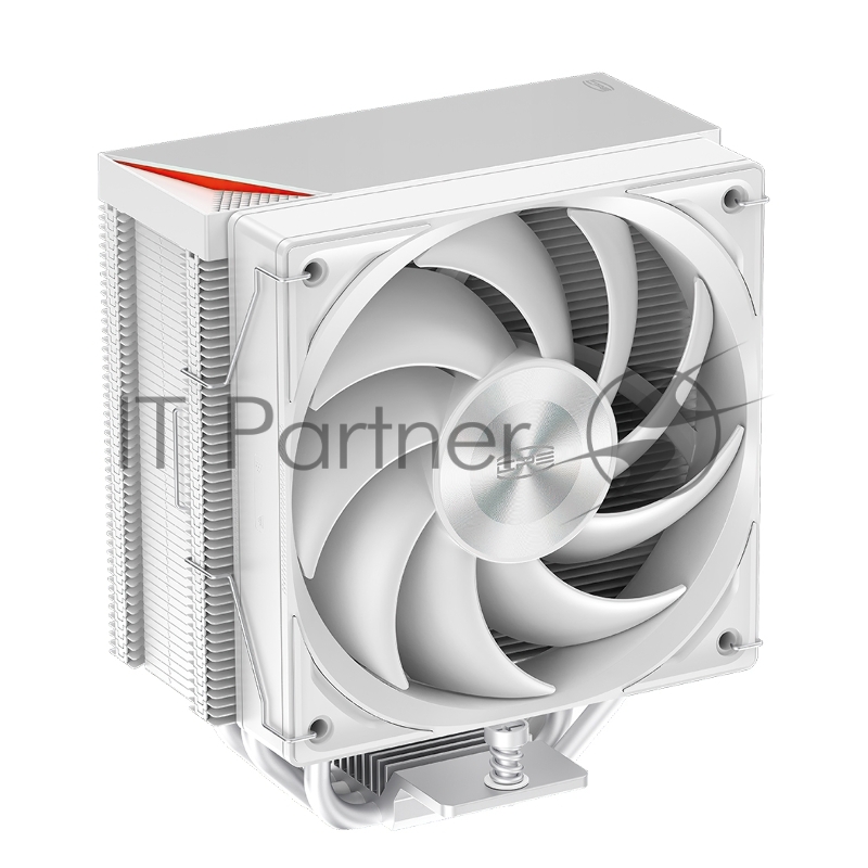 Кулер для процессора/ PCCooler RZ400 V2 WH (230W, 4-pin PWM, 155mm, Al/Cu, 4x6mm, 1x120mm, 86.73CFM, 32dBA, 2200RPM, S: 1851/1700/1200/115X, AM5/AM4, black)