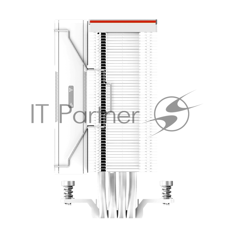 Кулер для процессора/ PCCooler RZ400 V2 WH (230W, 4-pin PWM, 155mm, Al/Cu, 4x6mm, 1x120mm, 86.73CFM, 32dBA, 2200RPM, S: 1851/1700/1200/115X, AM5/AM4, black)