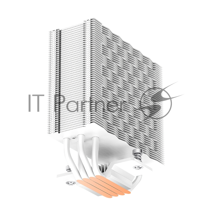 Кулер для процессора/ PCCooler RZ400 V2 WH (230W, 4-pin PWM, 155mm, Al/Cu, 4x6mm, 1x120mm, 86.73CFM, 32dBA, 2200RPM, S: 1851/1700/1200/115X, AM5/AM4, black)