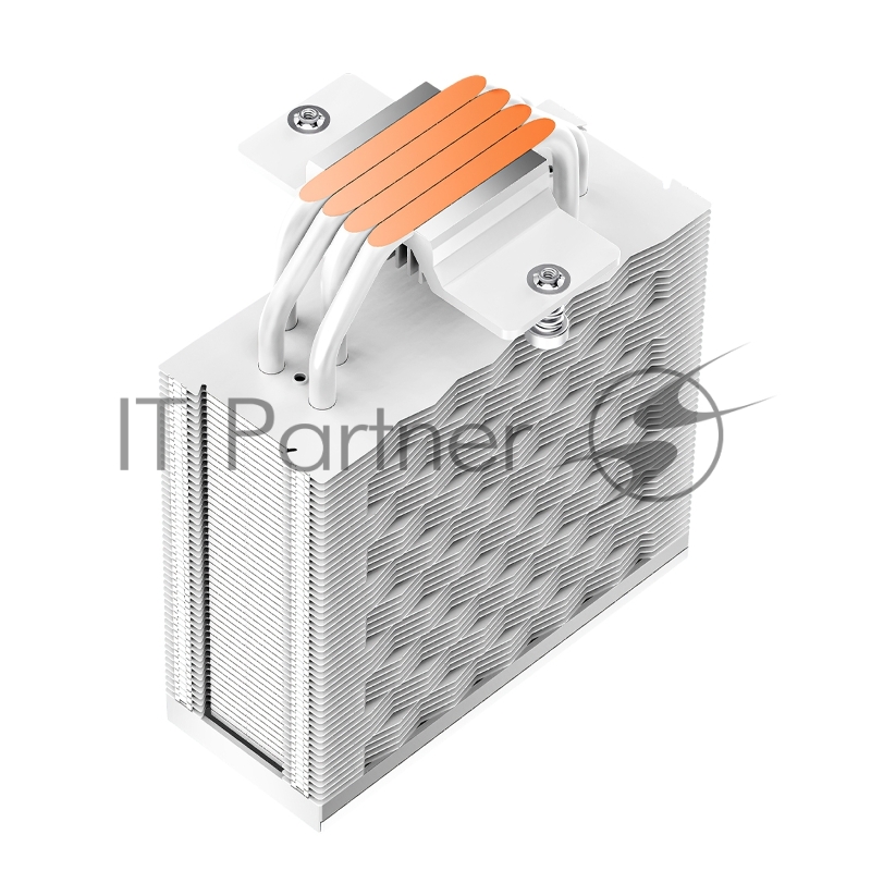 Кулер для процессора/ PCCooler RZ400 V2 WH (230W, 4-pin PWM, 155mm, Al/Cu, 4x6mm, 1x120mm, 86.73CFM, 32dBA, 2200RPM, S: 1851/1700/1200/115X, AM5/AM4, black)
