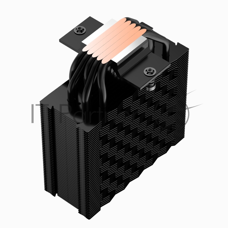 Кулер для процессора/ PCCooler RZ500 BK (250W, 4-pin PWM, 155mm, Al/Cu, 5x6mm, 1x120mm, 86.73CFM, 32dBA, 2200RPM, S: 1851/1700/1200/115X, AM5/AM4, black)