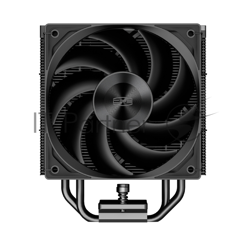 Кулер для процессора/ PCCooler RZ500 BK (250W, 4-pin PWM, 155mm, Al/Cu, 5x6mm, 1x120mm, 86.73CFM, 32dBA, 2200RPM, S: 1851/1700/1200/115X, AM5/AM4, black)