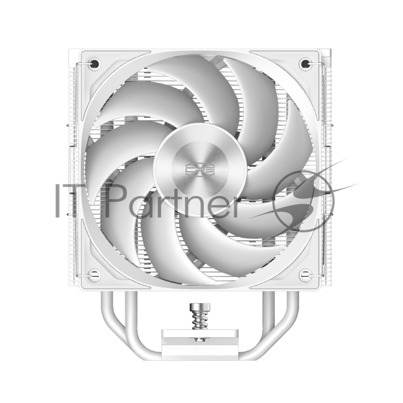 Кулер для процессора/ PCCooler RZ500 WH (250W, 4-pin PWM, 155mm, Al/Cu, 5x6mm, 1x120mm, 86.73CFM, 32dBA, 2200RPM, S: 1851/1700/1200/115X, AM5/AM4, white)