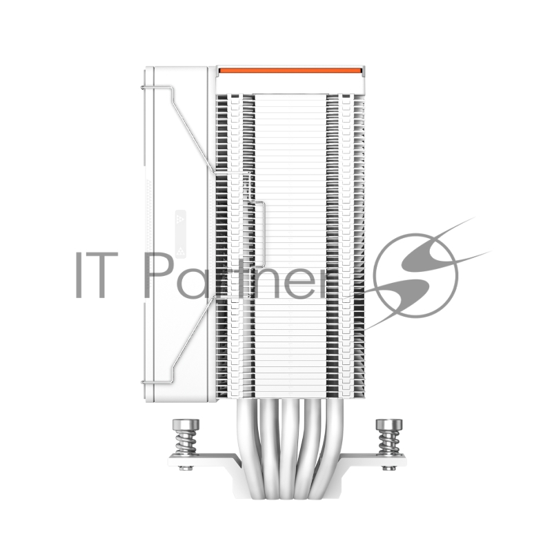 Кулер для процессора/ PCCooler RZ500 WH (250W, 4-pin PWM, 155mm, Al/Cu, 5x6mm, 1x120mm, 86.73CFM, 32dBA, 2200RPM, S: 1851/1700/1200/115X, AM5/AM4, white)
