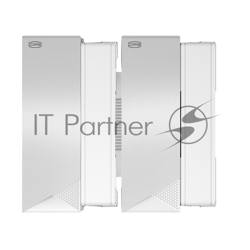 Кулер для процессора/ PCCooler RZ620 WH (260W, 4-pin PWM, 158mm, Al/Cu, 6x6mm, 2x120mm, 86.73CFM, 32dBA, 1800RPM, S: 1851/1700/1200/115X, AM5/AM4, white)