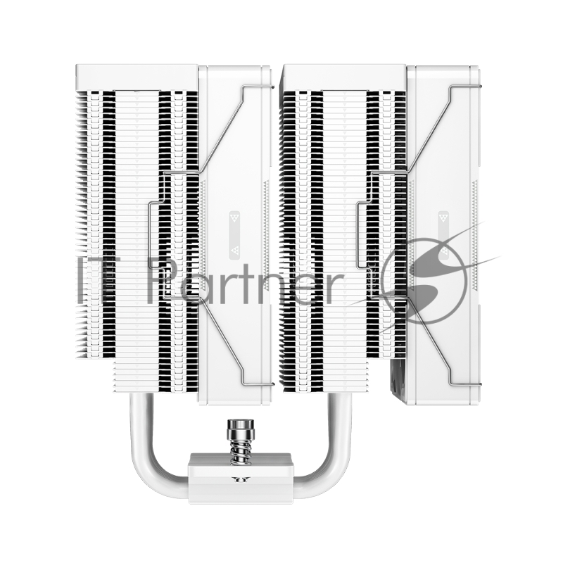 Кулер для процессора/ PCCooler RZ620 WH (260W, 4-pin PWM, 158mm, Al/Cu, 6x6mm, 2x120mm, 86.73CFM, 32dBA, 1800RPM, S: 1851/1700/1200/115X, AM5/AM4, white)