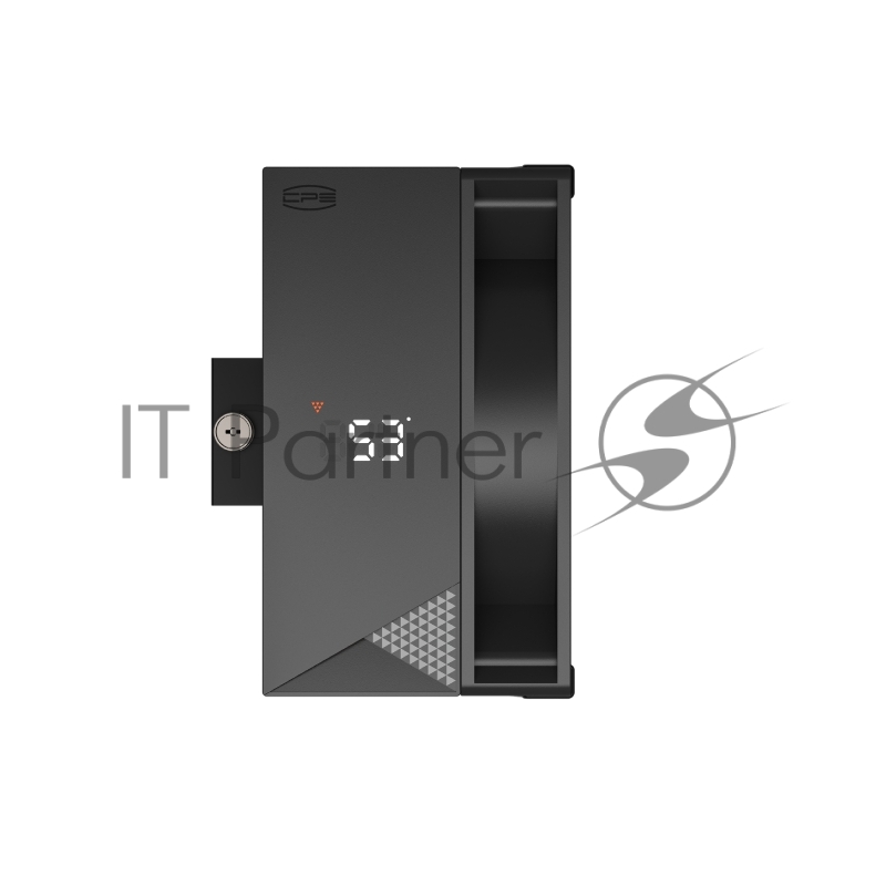 Кулер для процессора/ PCCooler RT500 Digital BK (240W, 4-pin PWM, LED temp., 152mm, Al/Cu, 5x6mm, 1x120mm, 73.32CFM, 34.9dBA, 2200RPM, S: 1851/1700/1200/115X, AM5/AM4, black)