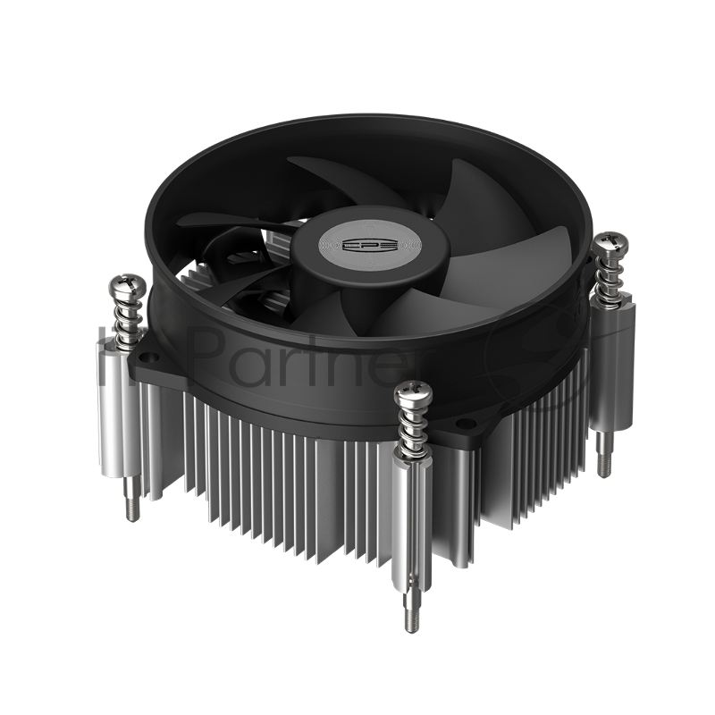 Кулер для процессора/ PCCooler R95S-I (95W, 4-pin PWM, 60mm, Al, -mm, 1x92mm, 36.2CFM, 31.1dBA, 2600RPM, S: 1851/1700/1200/115X, black)