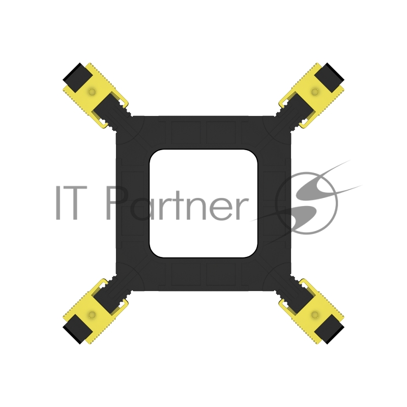 Кулер для процессора/ PCCooler R95S-I (95W, 4-pin PWM, 60mm, Al, -mm, 1x92mm, 36.2CFM, 31.1dBA, 2600RPM, S: 1851/1700/1200/115X, black)