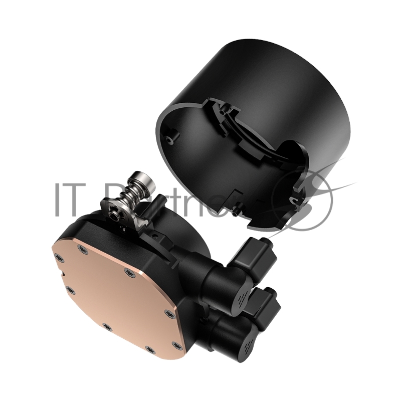 Система охлаждения/ PCCooler DA240 ARGB BK (270W, 240mm, Black, ARGB/ Fans: 2x120mm, 73.6CFM, -dBA, 1800RPM/ Pump height 55mm, -dBA, 3000RPM, Rad thickness 27mm/ S: 1851, 1700, 1200, 20XX, 115X, AM5, AM4)