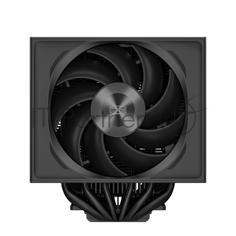 Кулер для процессора/ PCCooler RZ820 BK (289W, 4-pin PWM, 165mm, Al/Cu, 4x8mm+4x6mm, 1x140mm+1x150mm, 71.9CFM/86.7CFM, 27.1dBA/32dBA, 1500RPM/2200RPM, S: 1851/1700/1200/20XX/115X, AM5/AM4, black)