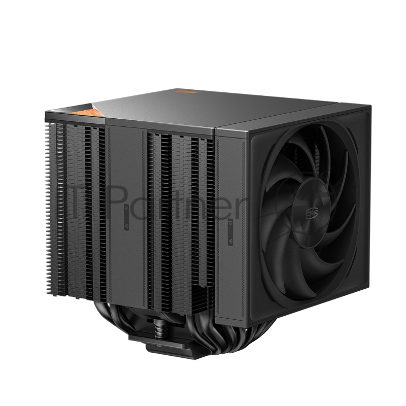 Кулер для процессора/ PCCooler RZ820 BK (289W, 4-pin PWM, 165mm, Al/Cu, 4x8mm+4x6mm, 1x140mm+1x150mm, 71.9CFM/86.7CFM, 27.1dBA/32dBA, 1500RPM/2200RPM, S: 1851/1700/1200/20XX/115X, AM5/AM4, black)