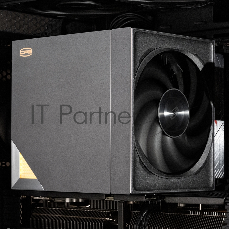 Кулер для процессора/ PCCooler RZ820 BK (289W, 4-pin PWM, 165mm, Al/Cu, 4x8mm+4x6mm, 1x140mm+1x150mm, 71.9CFM/86.7CFM, 27.1dBA/32dBA, 1500RPM/2200RPM, S: 1851/1700/1200/20XX/115X, AM5/AM4, black)