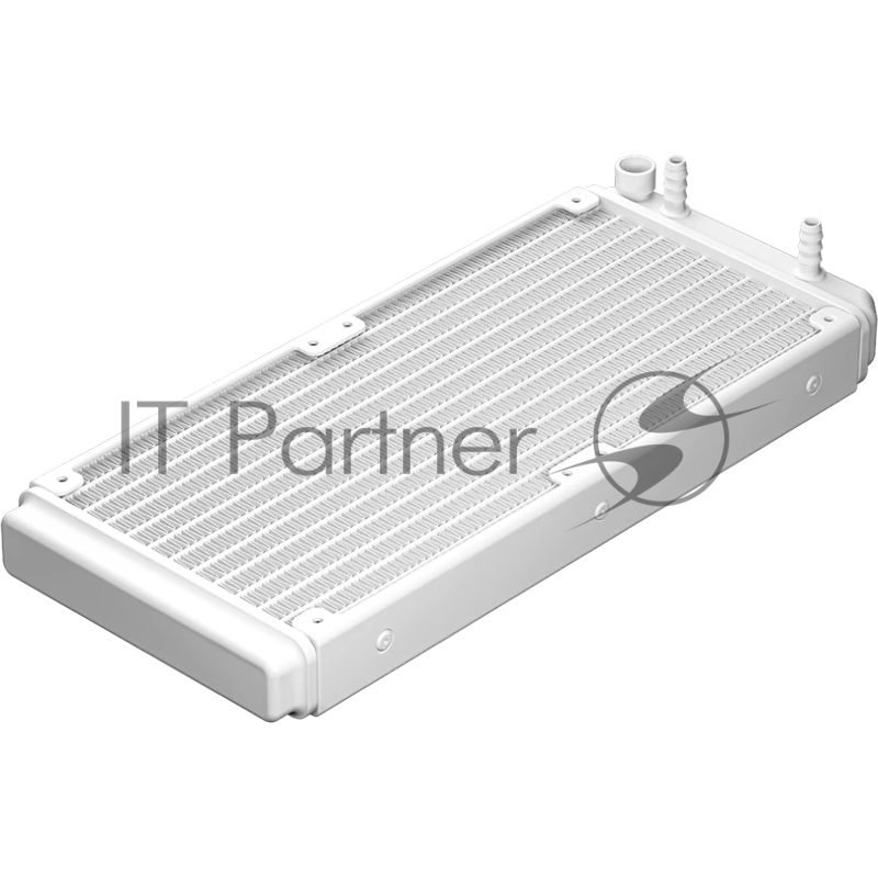 Система охлаждения/ PCCooler DA360 ARGB WH (280W, 360mm, White, ARGB/ Fans: 3x120mm, 72.1CFM, 33.8dBA, 1800RPM/ Pump height 55mm, 28dBA, 3000RPM, Rad thickness 27mm/ S: 1851, 1700, 1200, 20XX, 115X, AM5, AM4)