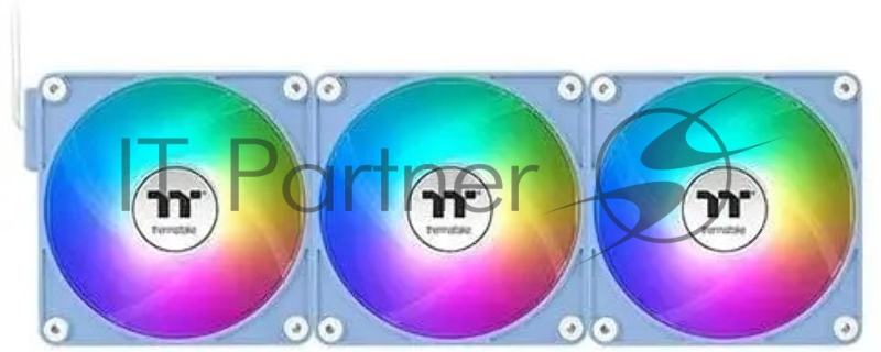 Вентилятор для корпуса Thermaltake CT140 EX Sync Hydrangea ARGB 140х140x25 синий (упаковка 3шт) CL-F197-PL14BU-A