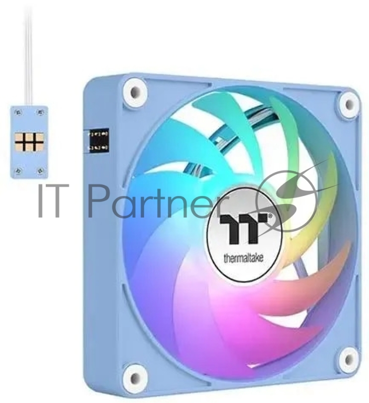 Вентилятор для корпуса Thermaltake CT140 EX Sync Hydrangea ARGB 140х140x25 синий (упаковка 3шт) CL-F197-PL14BU-A