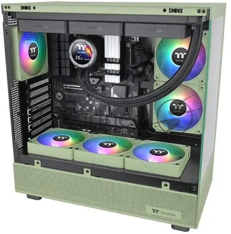 Вентилятор для корпуса Thermaltake CT140 EX Sync Matcha (упаковка 3шт) CL-F197-PL14MG-A
