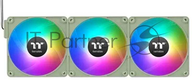 Вентилятор для корпуса Thermaltake CT140 EX Sync Matcha Reverse зеленый (упаковка 3шт) CL-F199-PL14MG-A