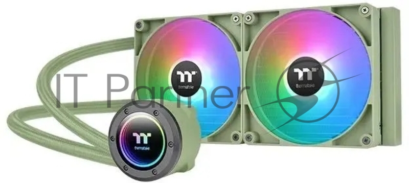 Система водяного охлаждения Thermaltake TH280 V2 Matcha зеленый (CL-W375-PL14MG-A)