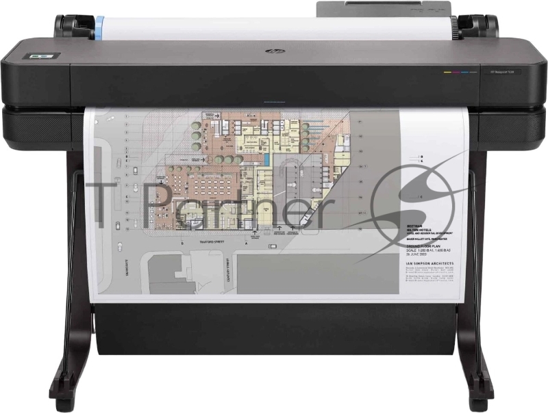 Плоттер стрйный HP Designjet T650 (5HB08A) A1/24, цветная печать, Wi-Fi, USB