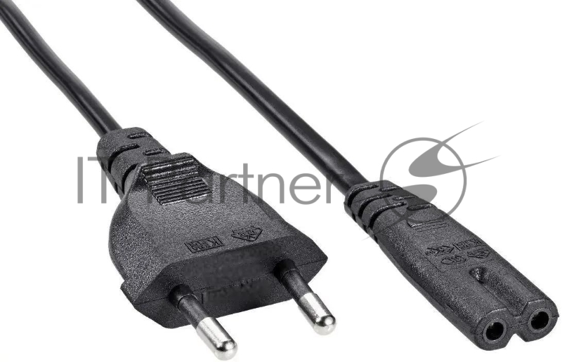 Кабель Premier 5-180 IEC C7 (2-pin) Евровилка 1.5м (5-180(0.5) 1.5) черный (Bulk)