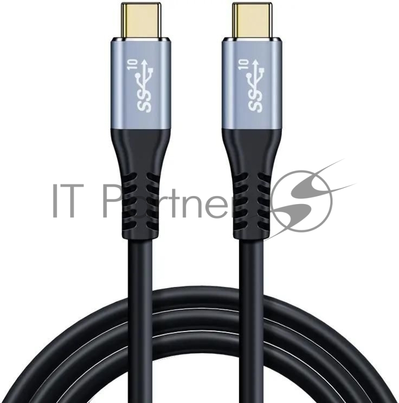 Кабель Premier PD100W/USB 3.1Gen2/4K PCG5916-2.0 USB Type-C (m)-USB Type-C (m) 2м черный