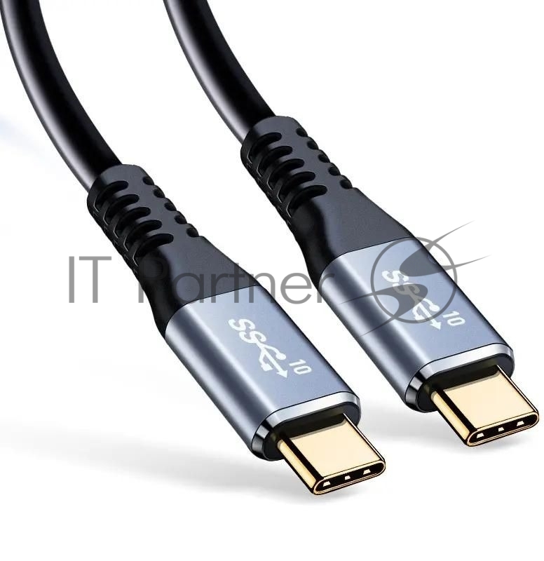 Кабель Premier PD100W/USB 3.1Gen2/4K PCG5916-2.0 USB Type-C (m)-USB Type-C (m) 2м черный