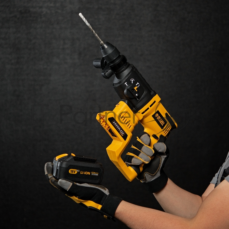 Перфоратор аккумуляторный BLRH-IB-26, Li-Ion, 18 В // Denzel