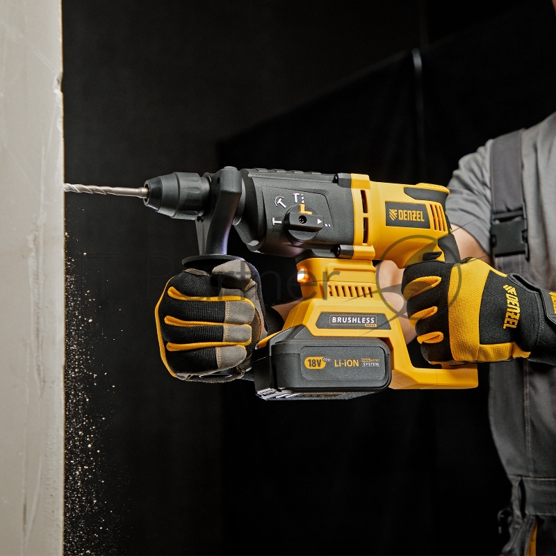 Перфоратор аккумуляторный BLRH-IB-26, Li-Ion, 18 В // Denzel