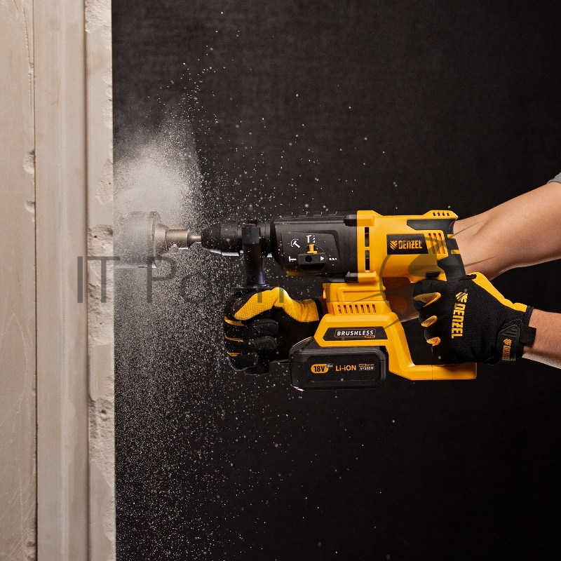 Перфоратор аккумуляторный BLRH-IB-26, Li-Ion, 18 В // Denzel