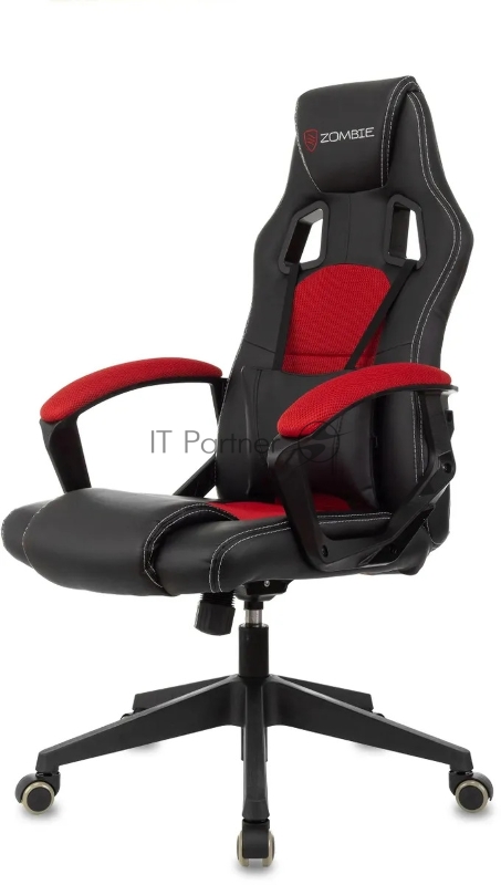 Кресло игровое Zombie Arena черный/красный