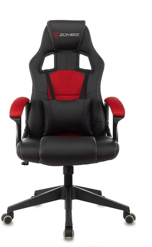 Кресло игровое Zombie Arena черный/красный