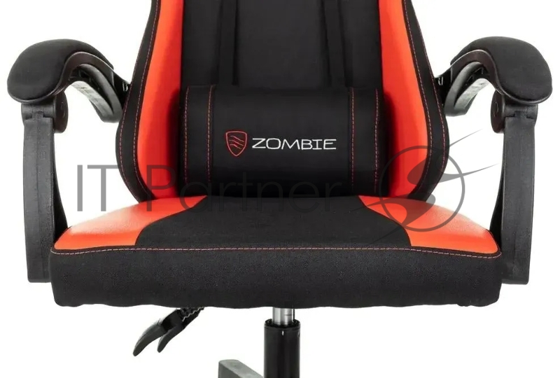 Кресло игровое Zombie Rudger черный/красный
