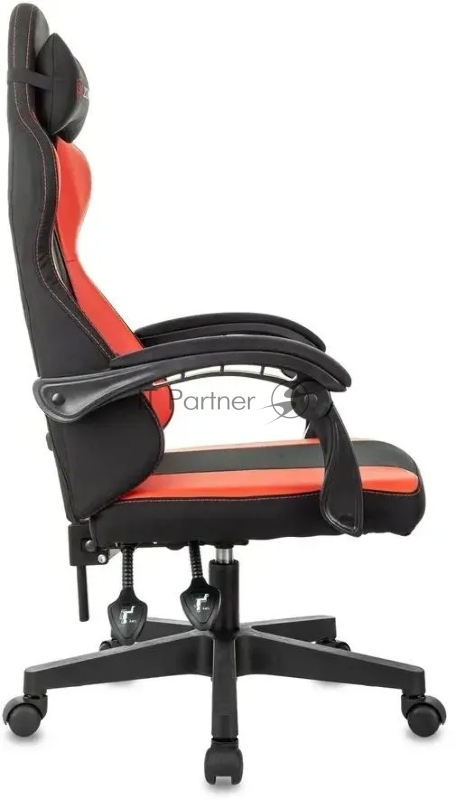 Кресло игровое Zombie Rudger черный/красный