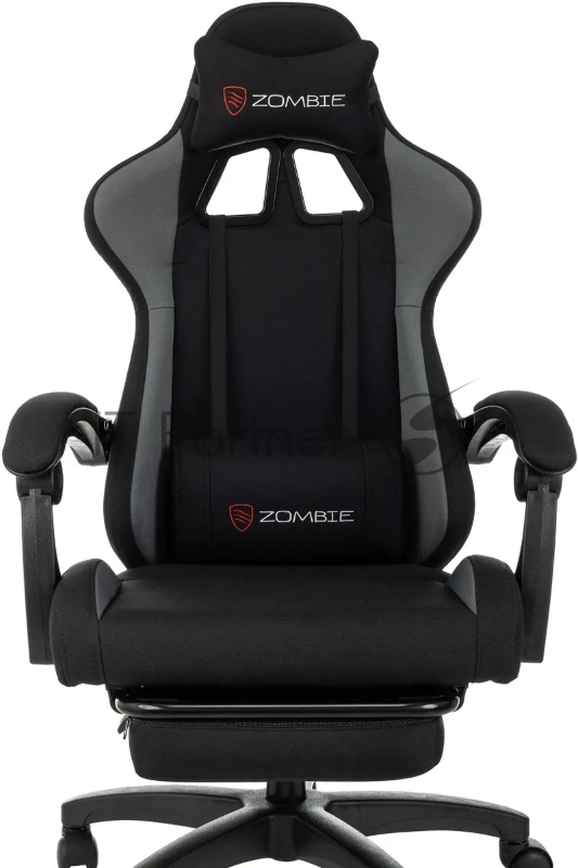 Кресло игровое Zombie Shadow черный/серый