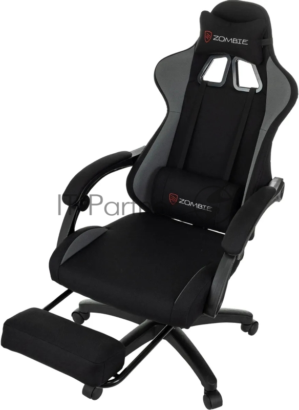 Кресло игровое Zombie Shadow черный/серый
