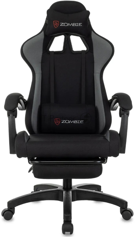 Кресло игровое Zombie Shadow черный/серый