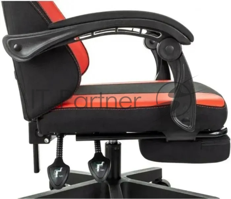 Кресло игровое Zombie Weaver черный/красный