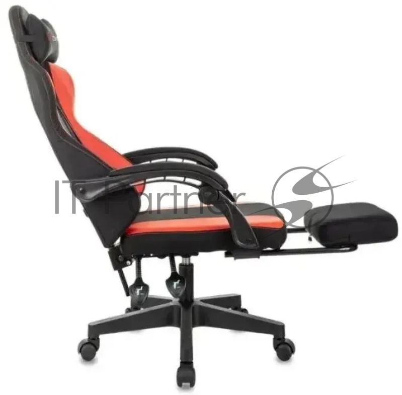 Кресло игровое Zombie Weaver черный/красный